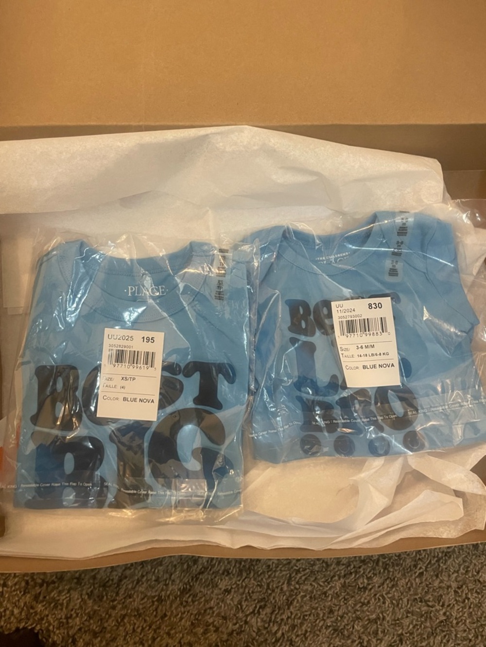 The Children's Place Light Blue 'Blue Nova' Graphic Tee Duo